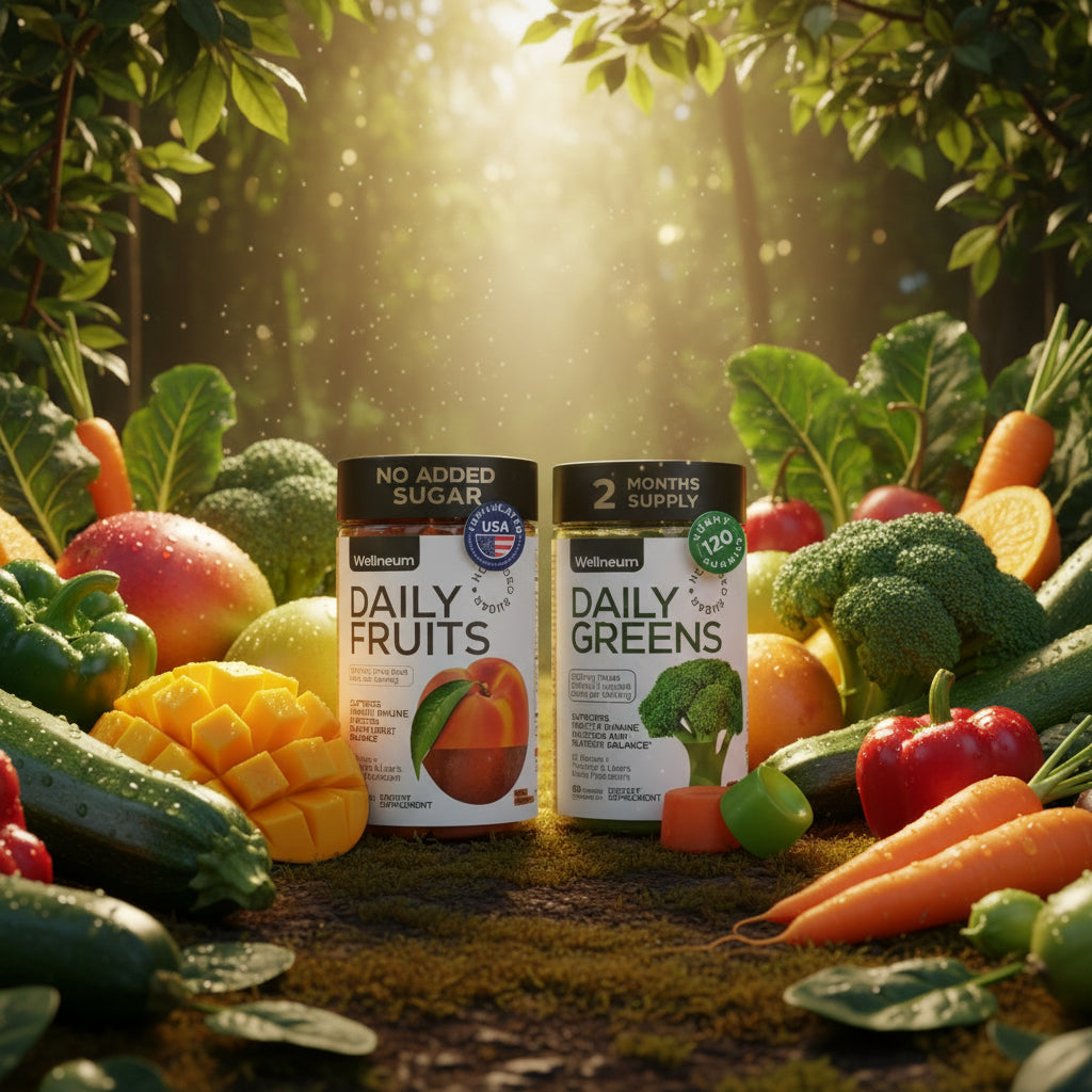 Super Fruit Super Greens Gummies for Adults 60 Count Daily Greens Vegetable