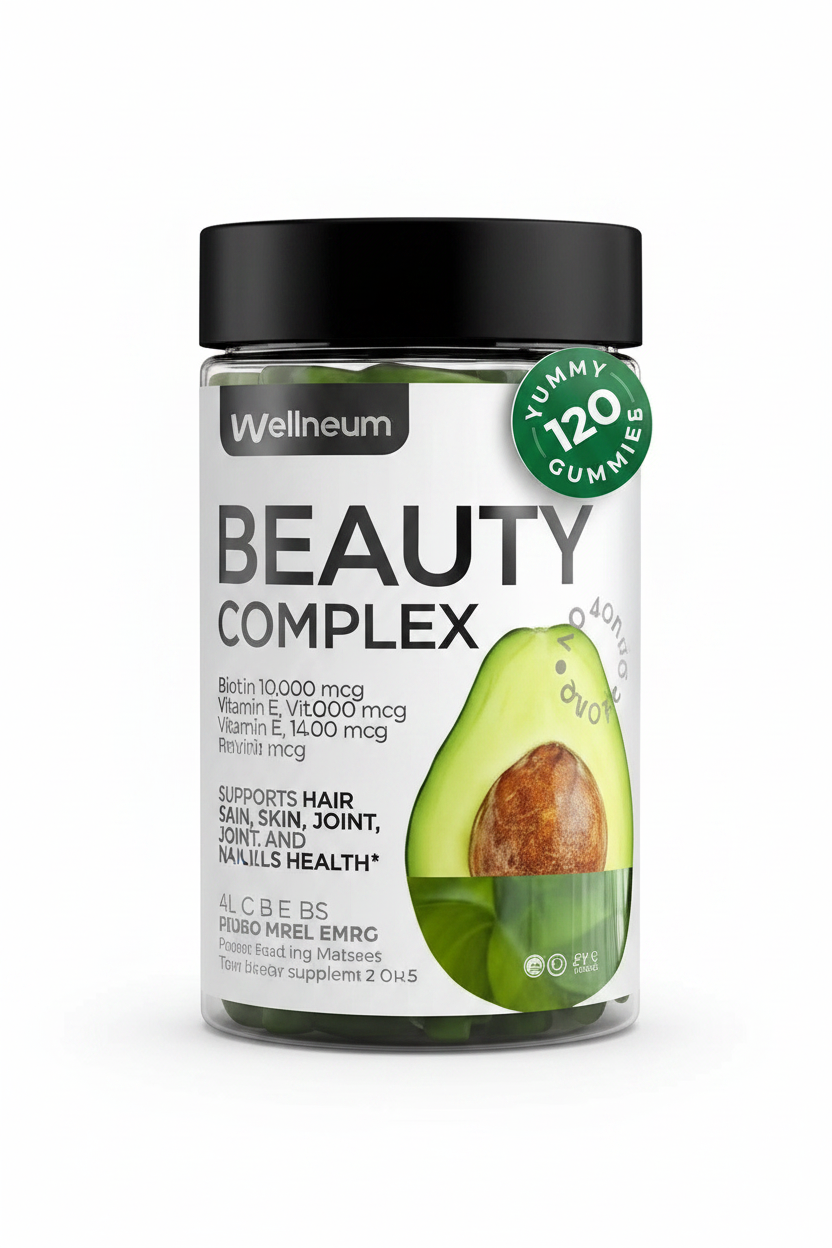 Biotin and Collagen Peptide Gummies - Lemon | Hair Growth, Skin & Nails