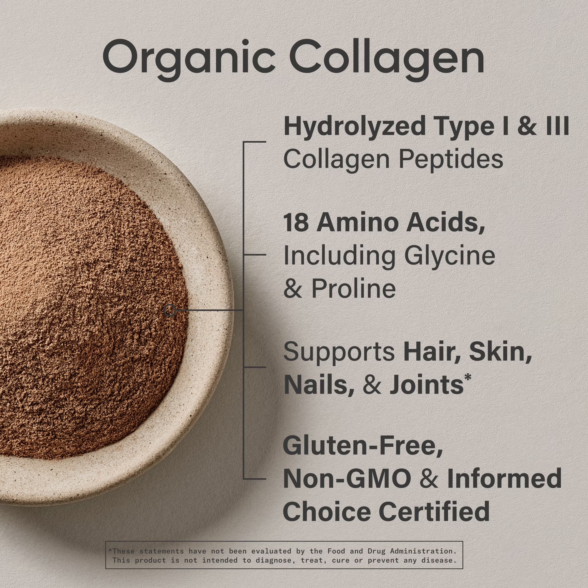 Collagen Peptides Organic Chocolate (30 Servings)