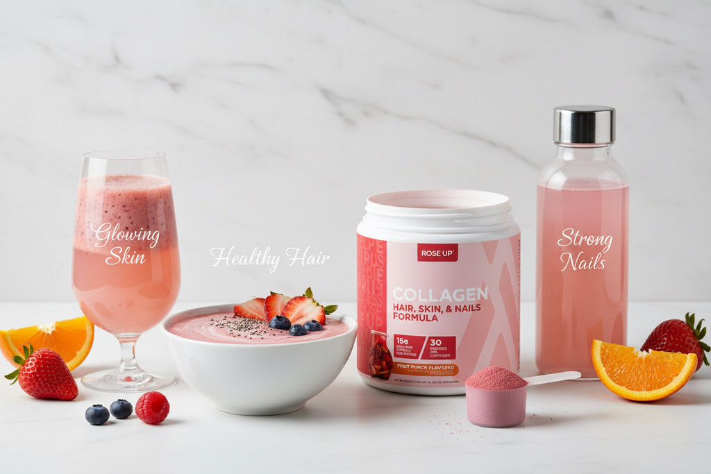 Beauty Collagen (30 Servings) Fruit Punch - Hair, Skin, & Nails Formula