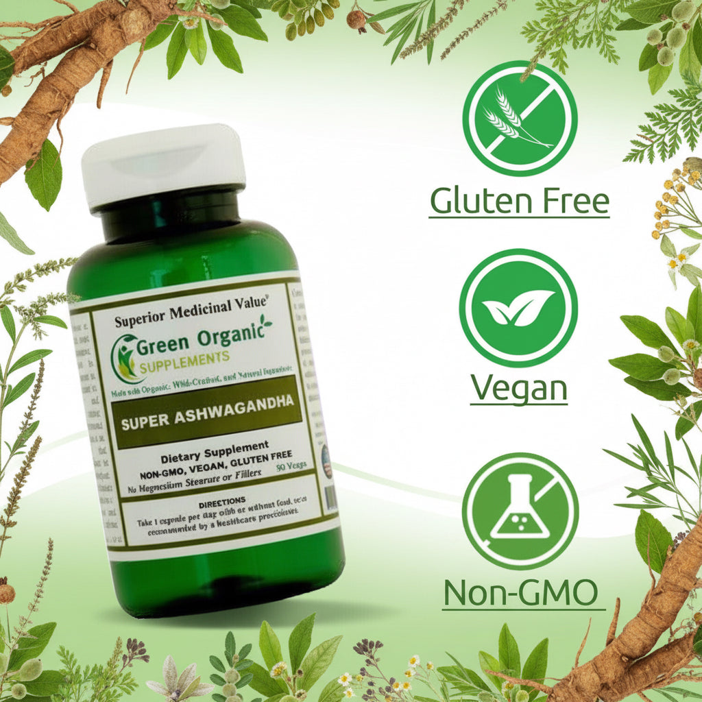 Green Organic Supplements' Ashwaganda